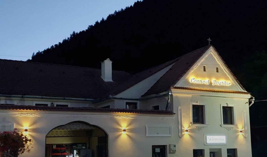 A small guesthouse on a village street